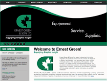Tablet Screenshot of ernestgreen.com